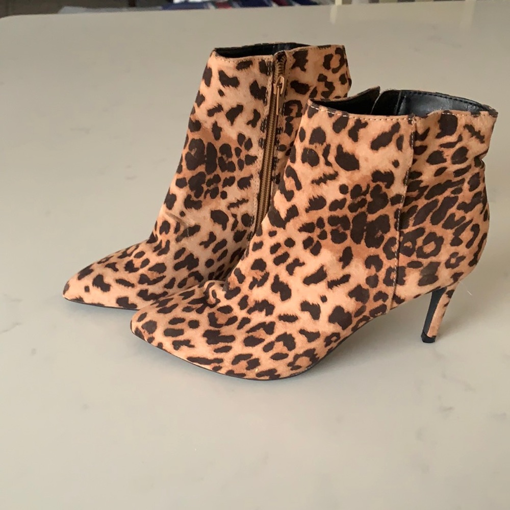 Heeled Cheetah Booties